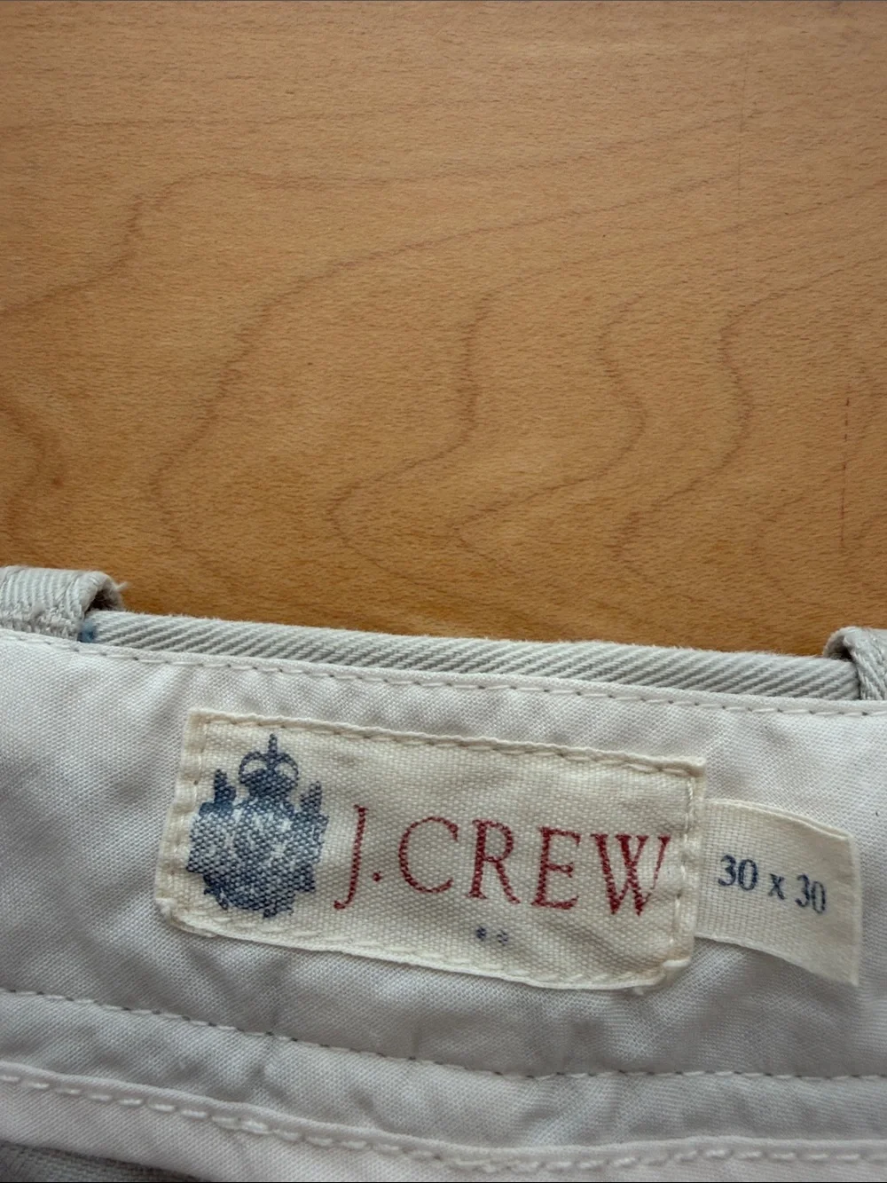 J. Crew Slim Chinos in Light Gray